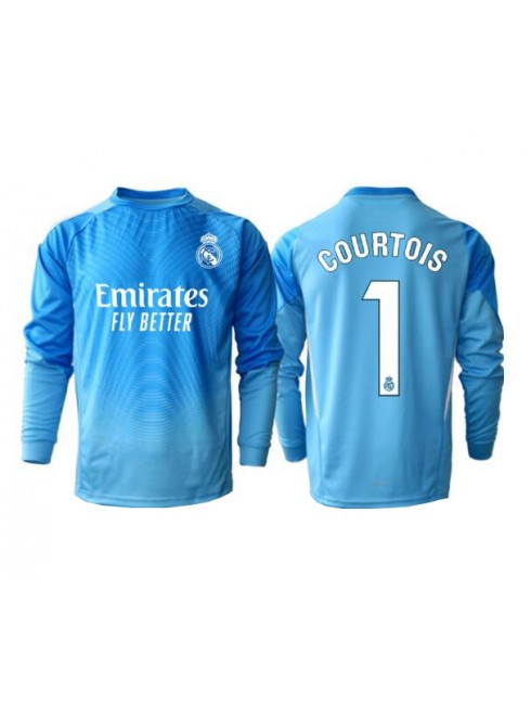 Real Madrid Thibaut Courtois #1 Golmanski Domaci Dres 2025-26 Dugim Rukavima Real Madrid Thibaut Courtois #1 Golmanski Domaci Dres 2025-26 Dugim Rukavima